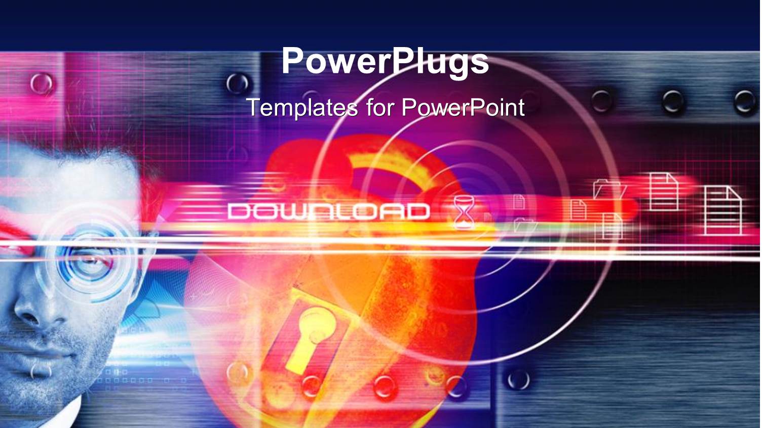 a Mal Staring and a Padlock with a River View