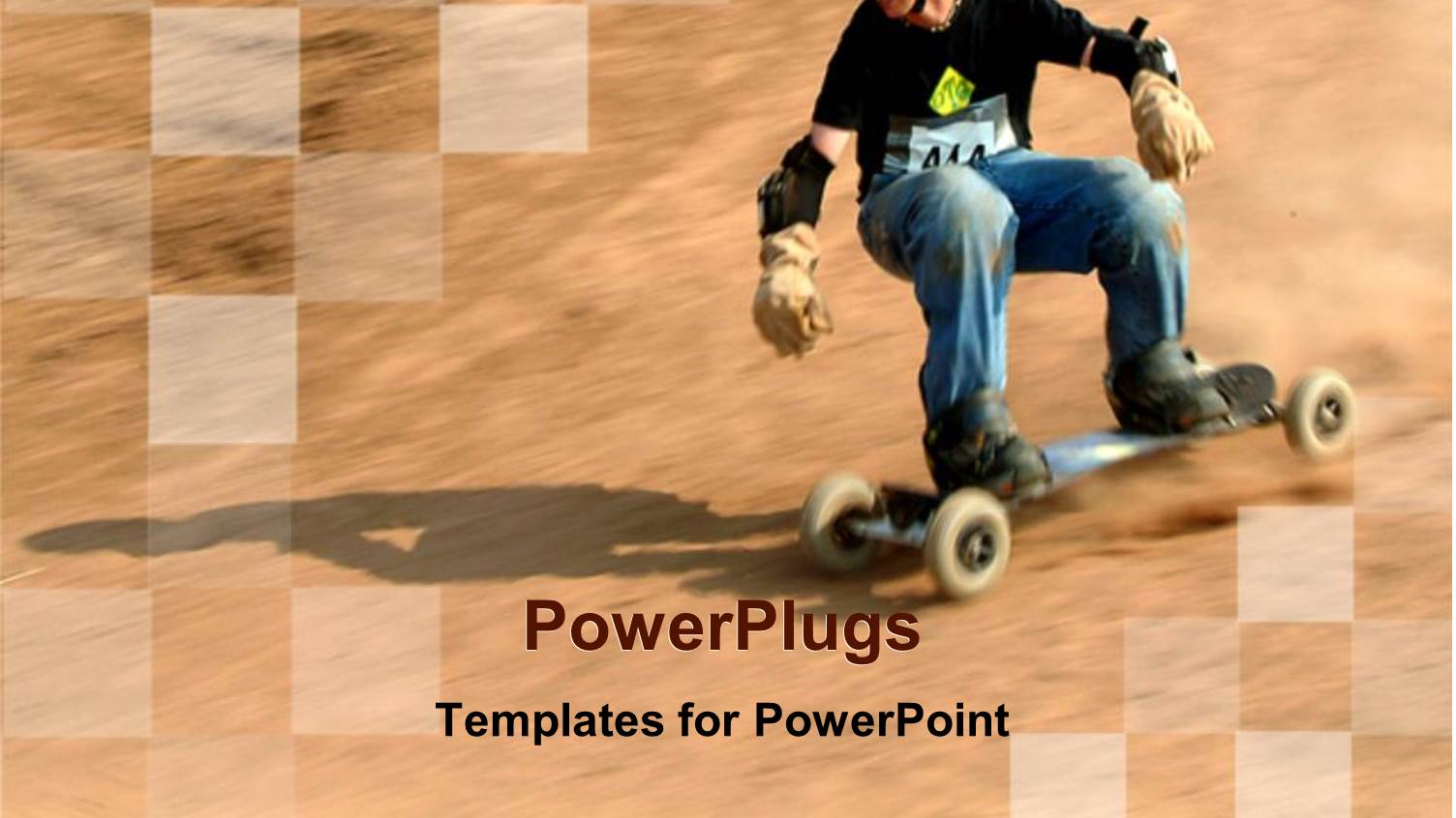 a Man Balancing on Roller Skates Riding Down a Dirt Road