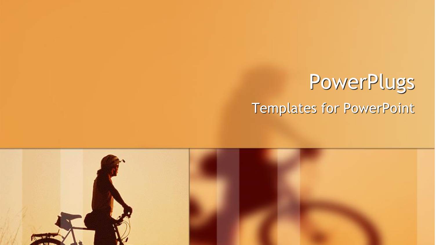 Man with Bike Admiring the View Bicycle Travel Faded Biker