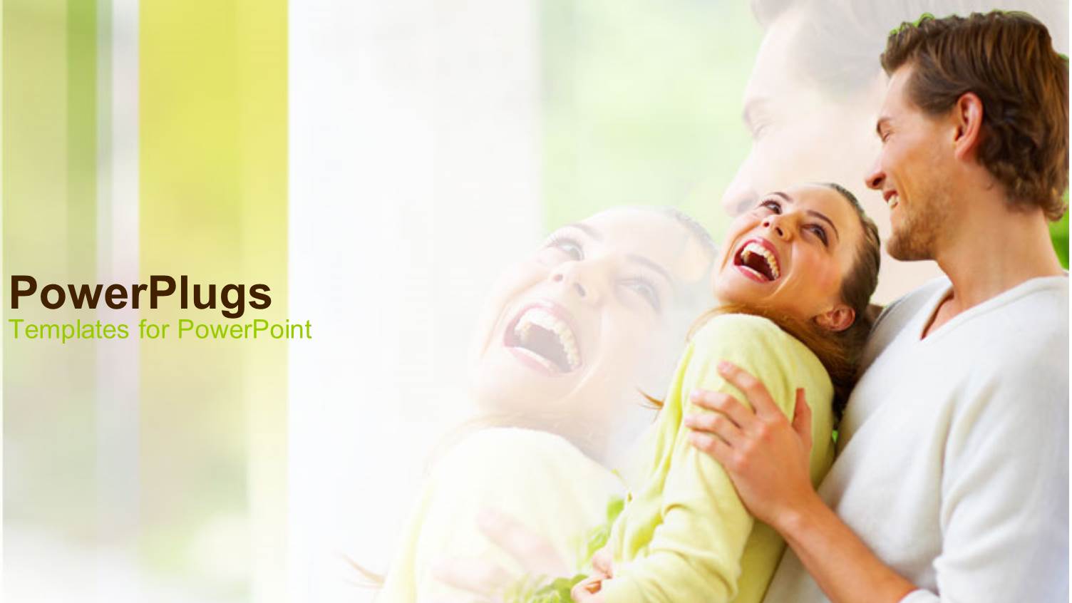 Man Holding Woman as they Laugh Together