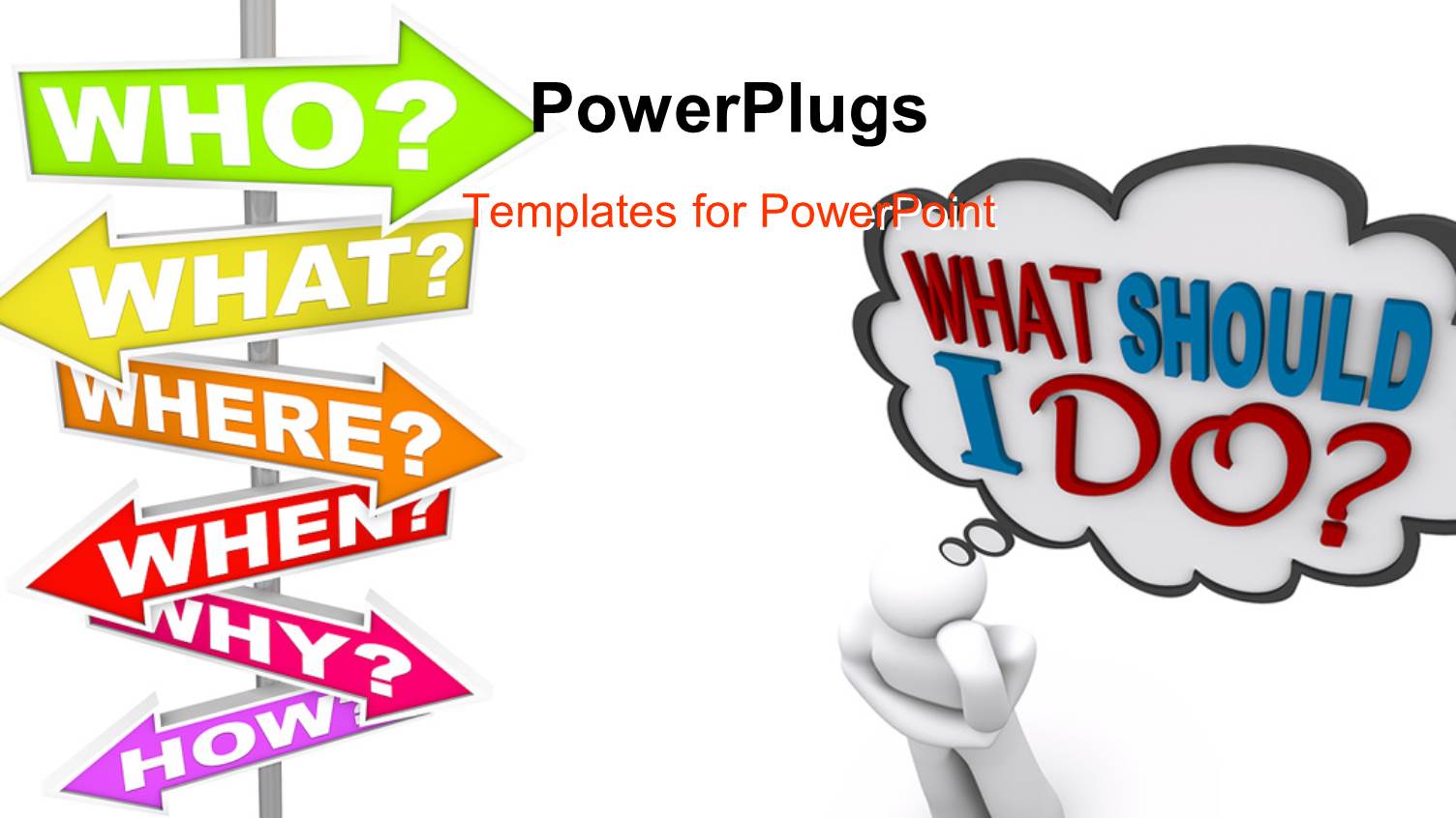 a Person who is Confused with White Background