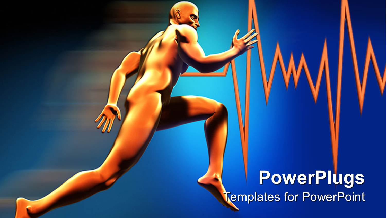 Man Running Showing Increase in Pulse