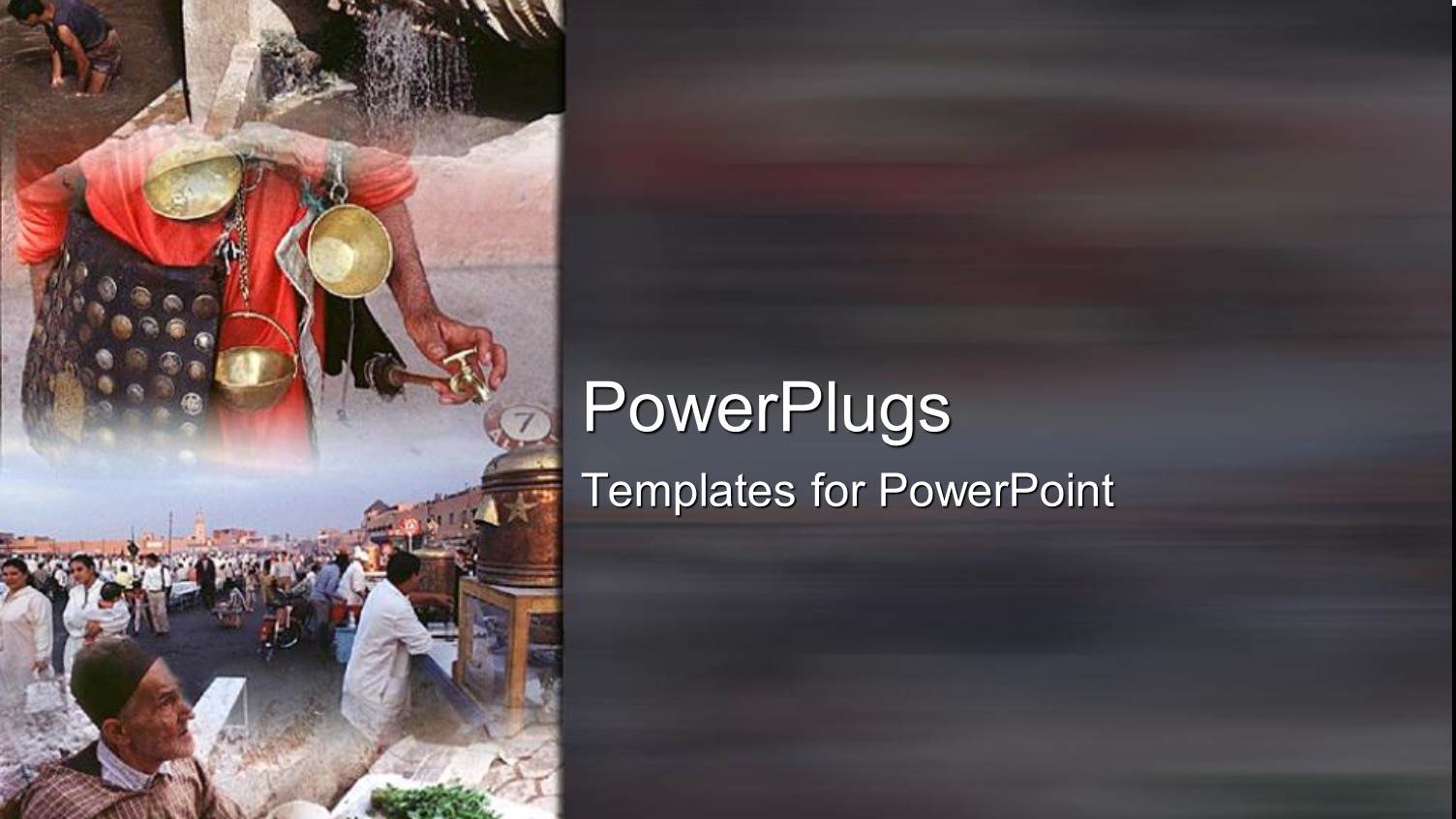 Man Sitting in a Market Place and other Views