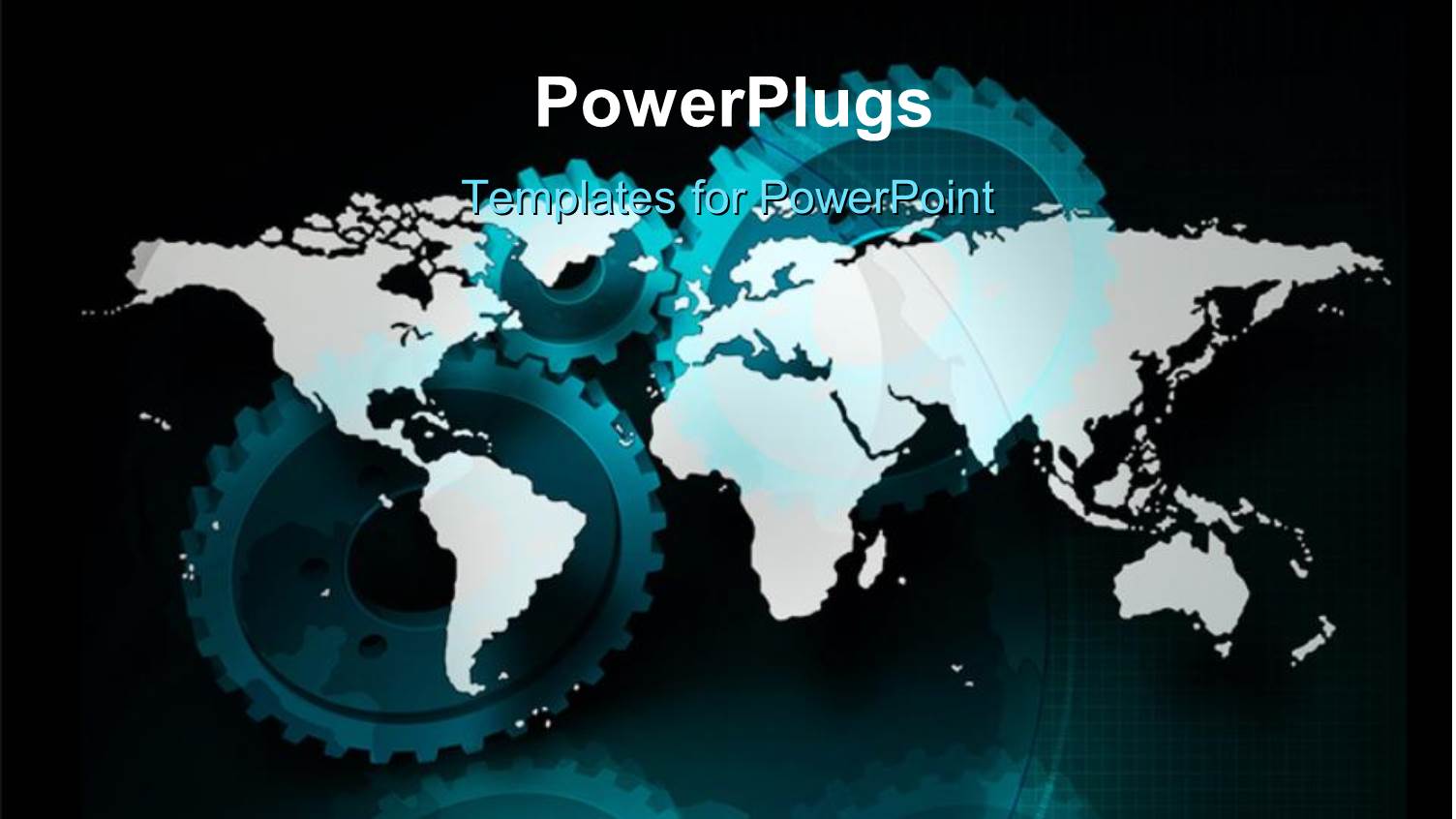 a Map in the Background with a Number of Gears