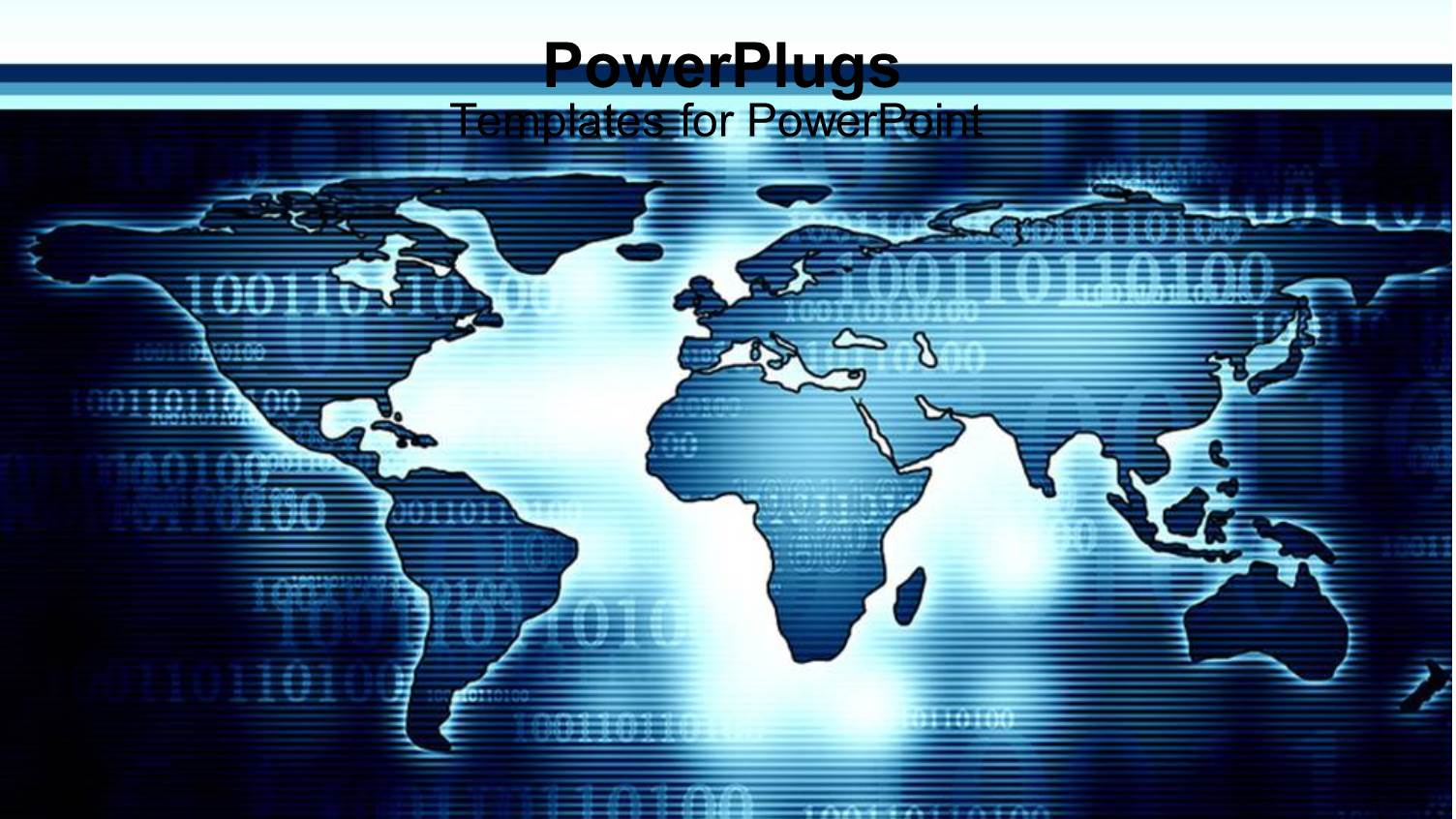 the Map of the Earth with Binary Numbers