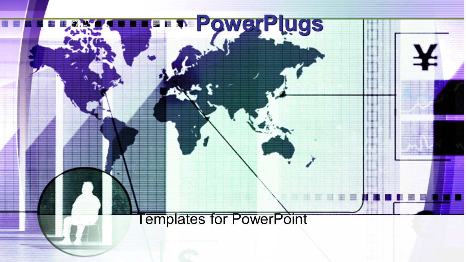 a Map of the World in Background