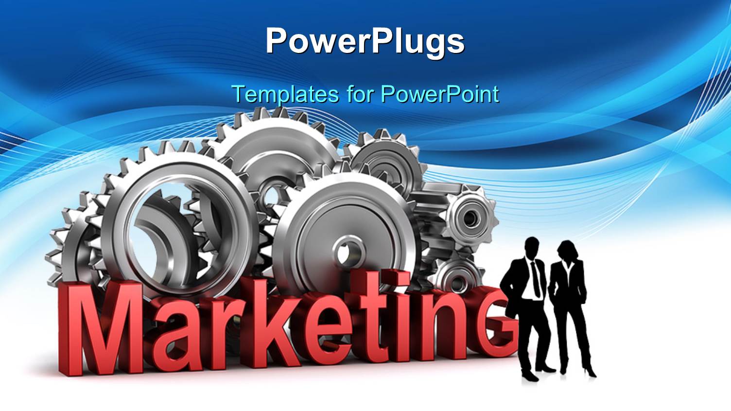 some large Silver Colored Gears with some Red Text