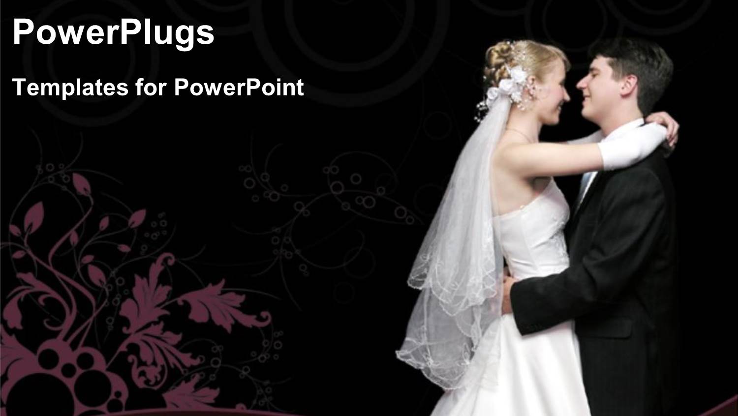 a Married Couple just about to Kiss Each other