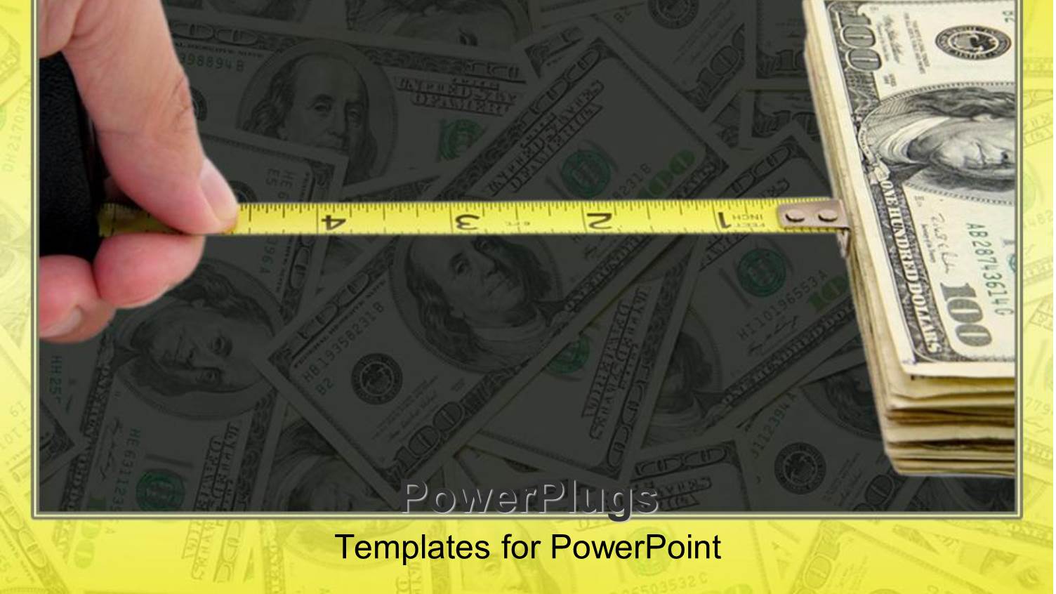 a Measuring Tape Connected to Dollars