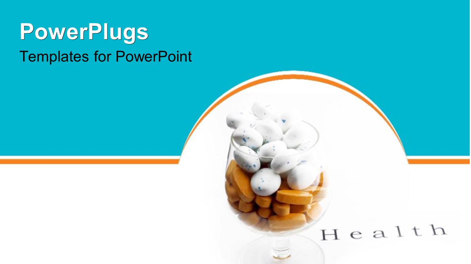 Medical Dessert Made of White and Brown Colored Pills with White Color