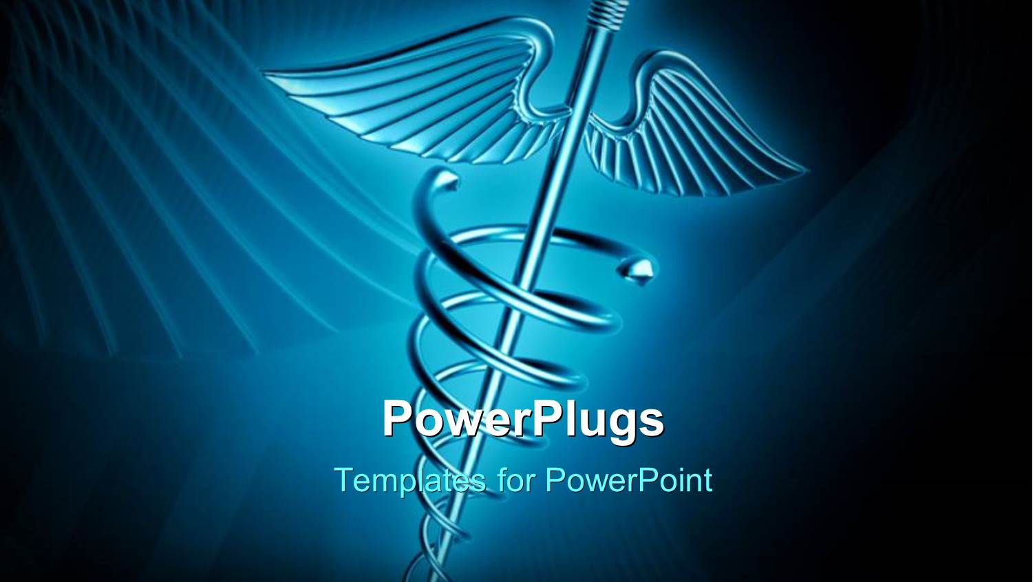 a Medical Related Sign with Bluish Background and Place for Text