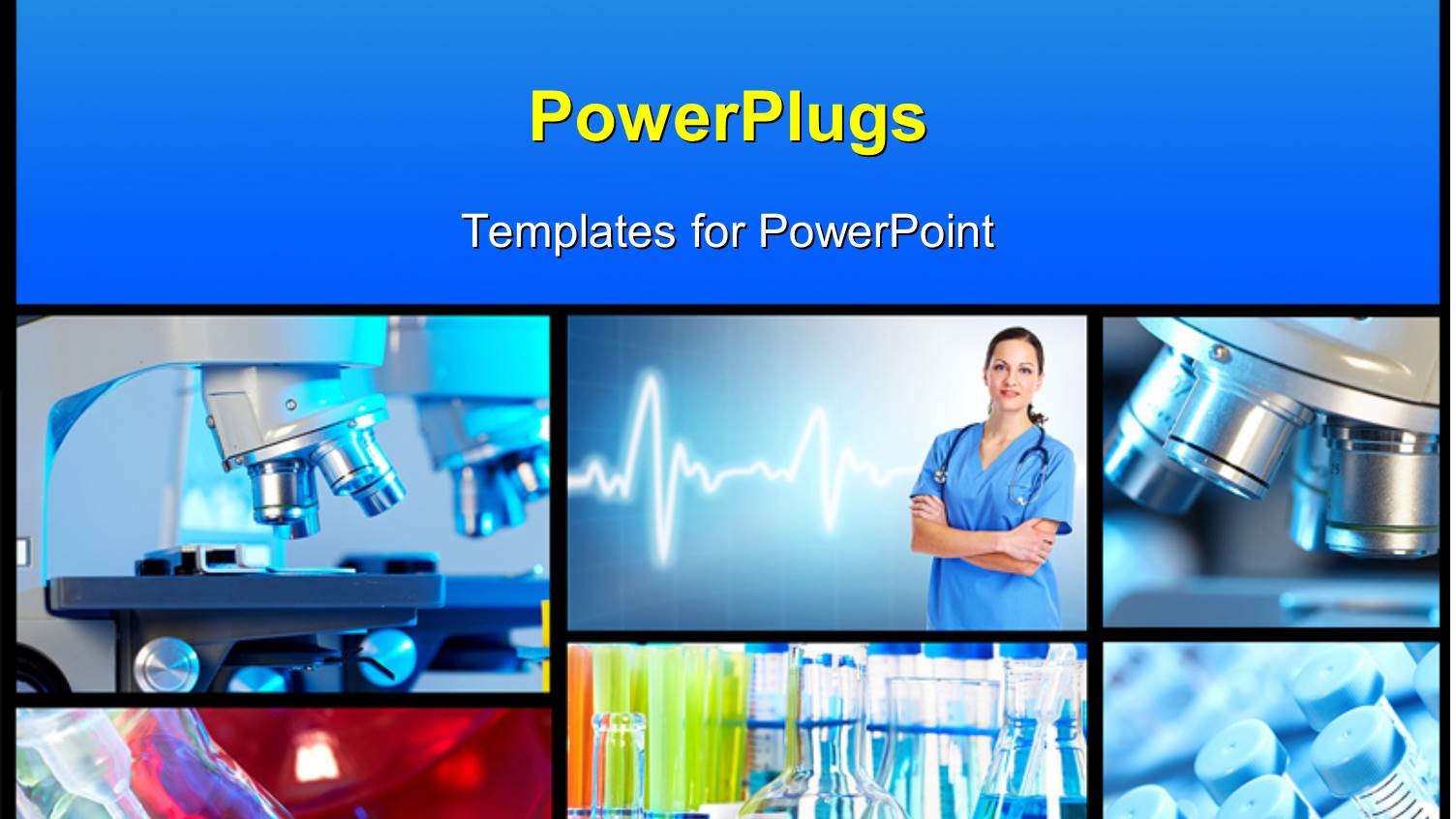 Medical Science Collage Depicting Research and Healthcare