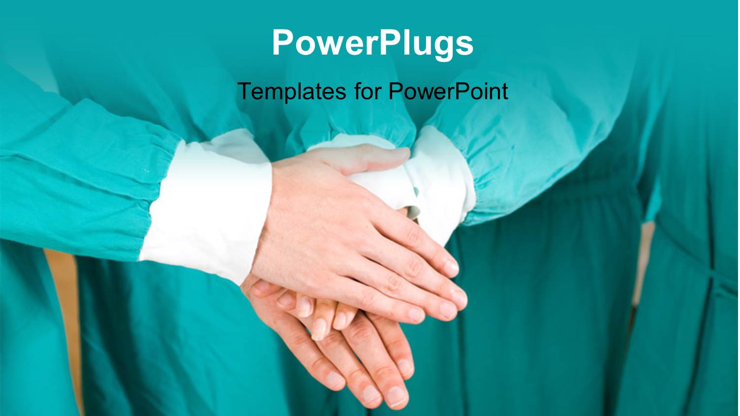 Medical Team Put Hands on Top of Each other in Unity