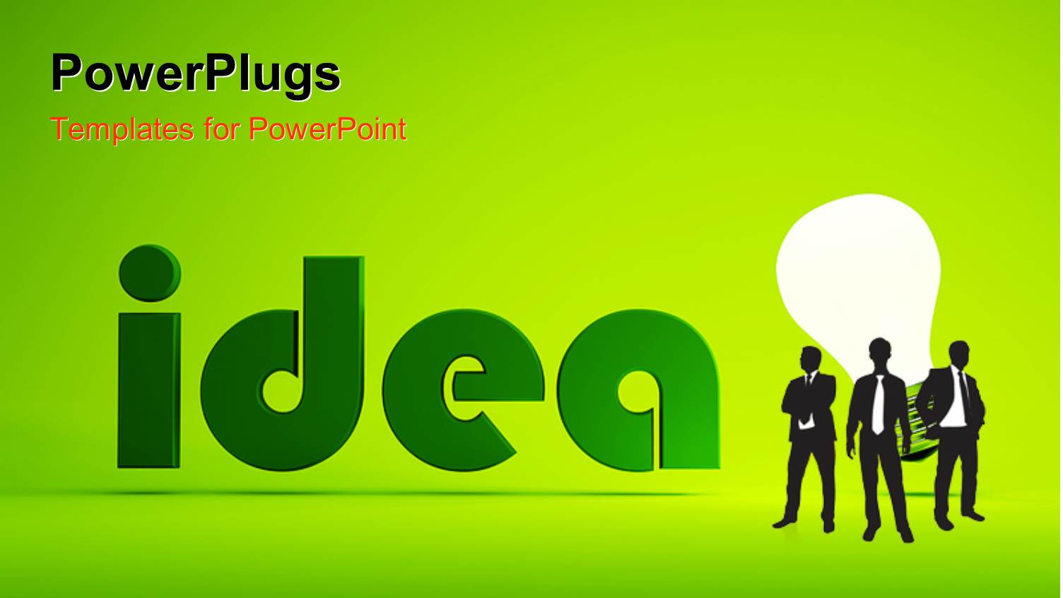 Men Standing Before Lighted Bulb Depicting Bright Ideas Over Green Background 