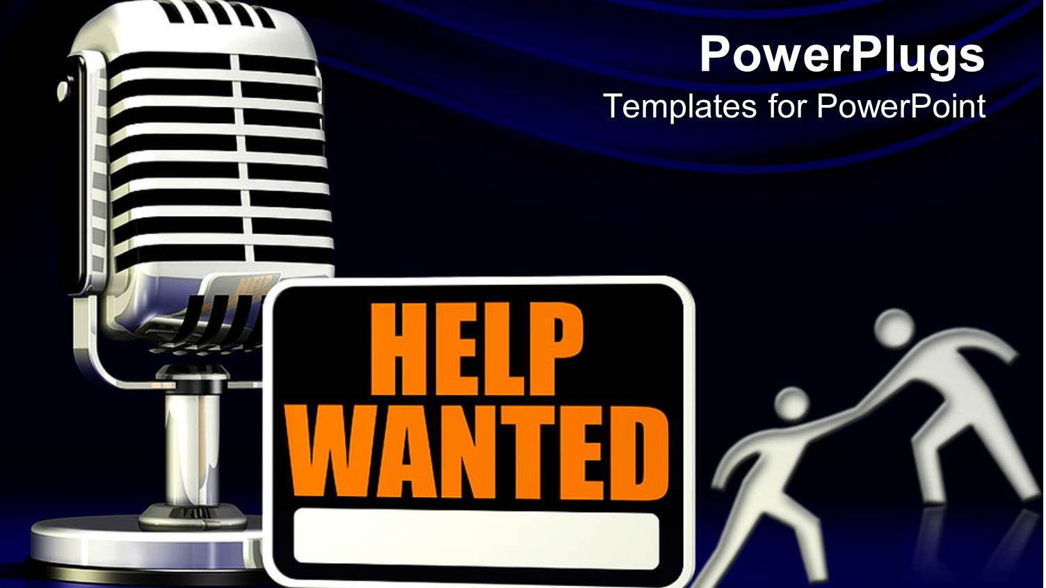 a Mic with a Person Trying to Help Another One