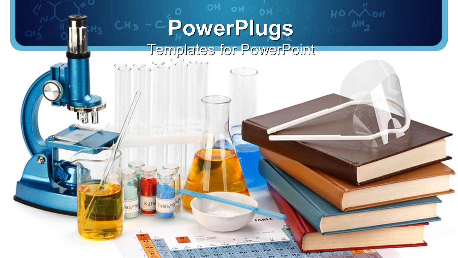 a Microscope with a Number of Books