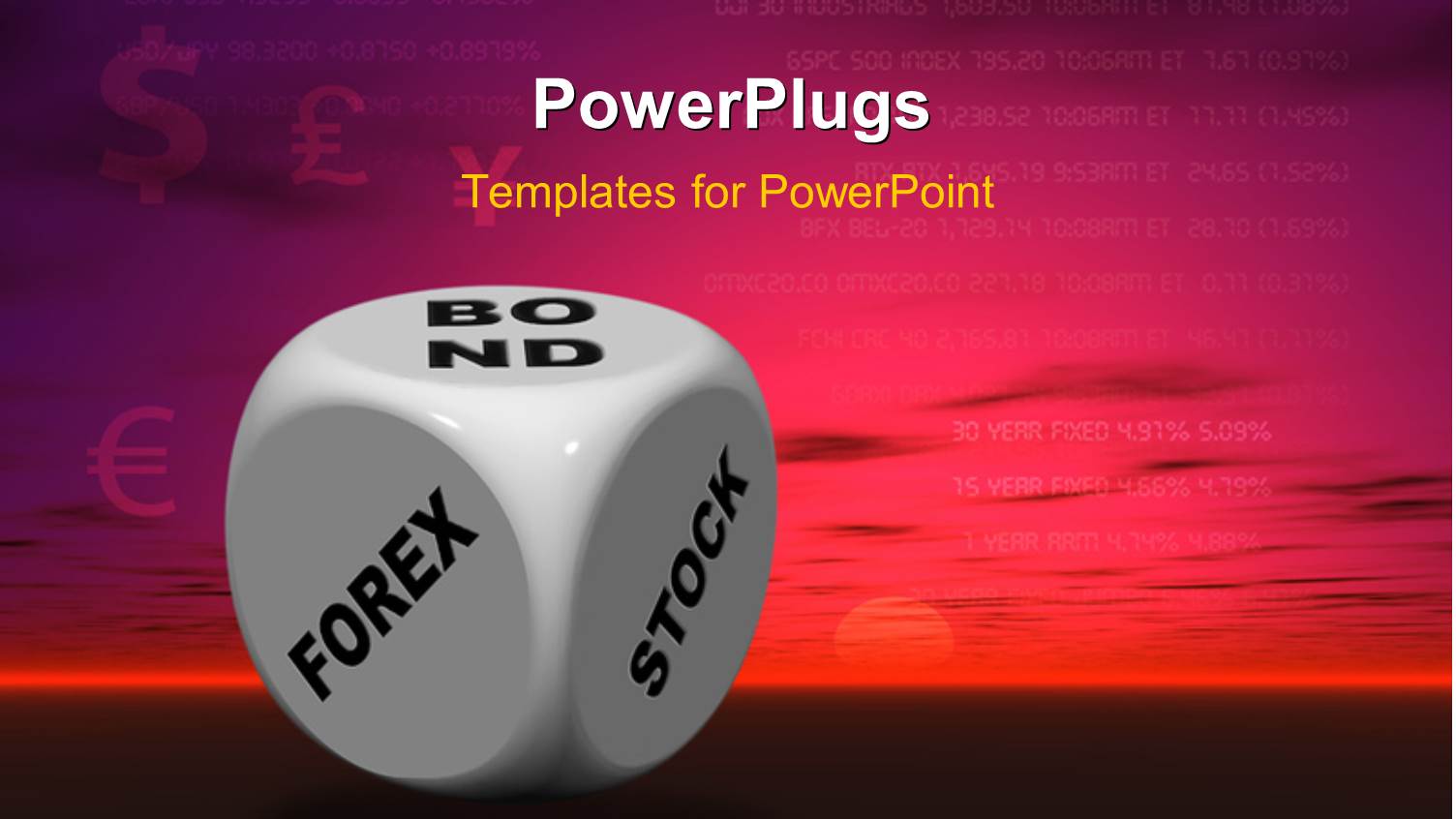 Mind of an Investor with Dice Depicting Investment Choices 