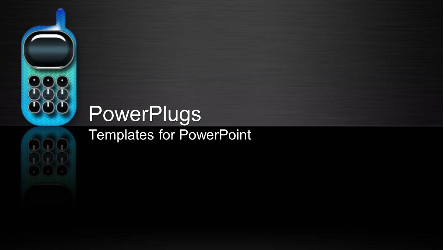 a Mobile Phone with its Reflection