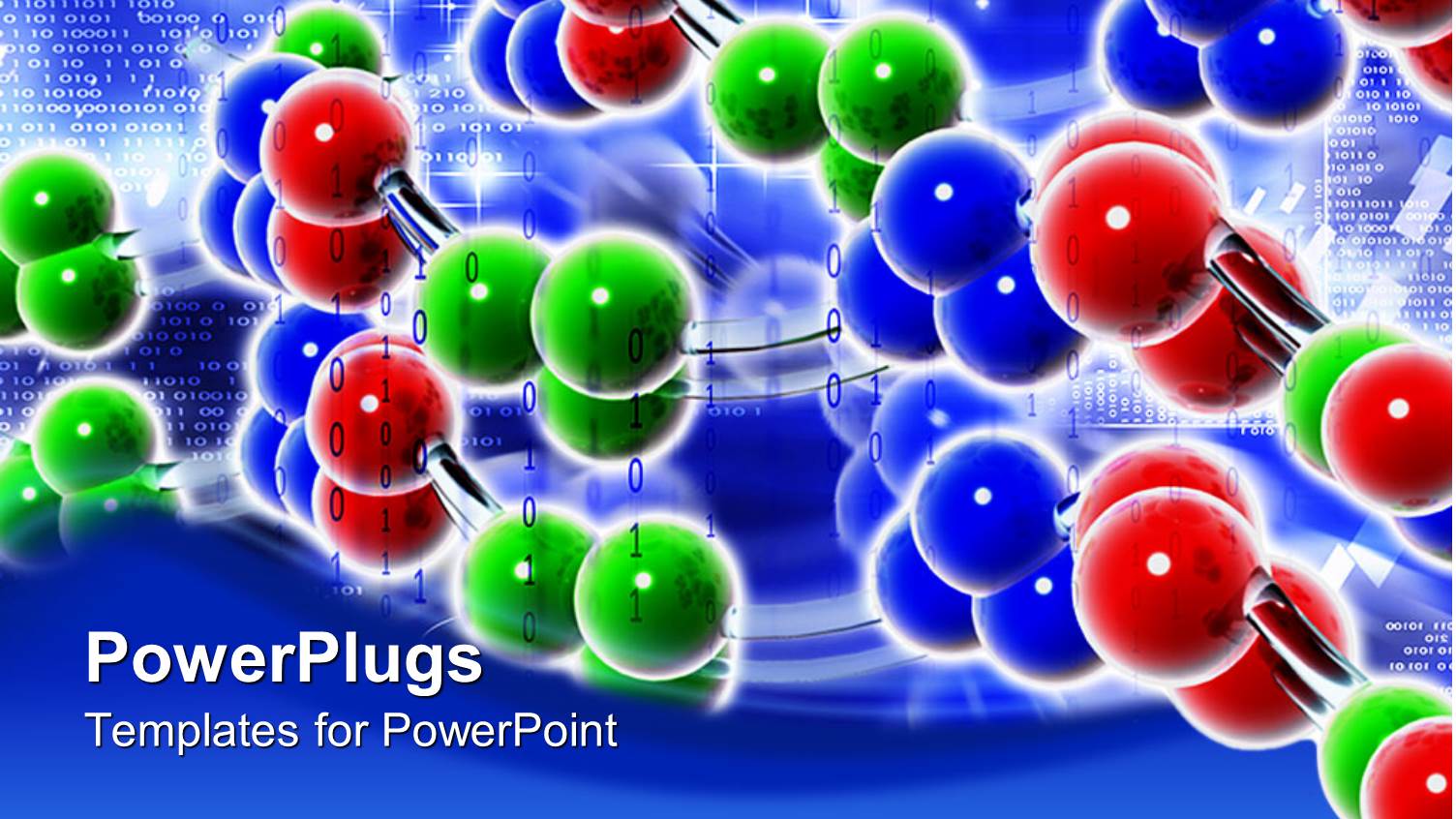 Molecular Structure in Red, Blue, and Green