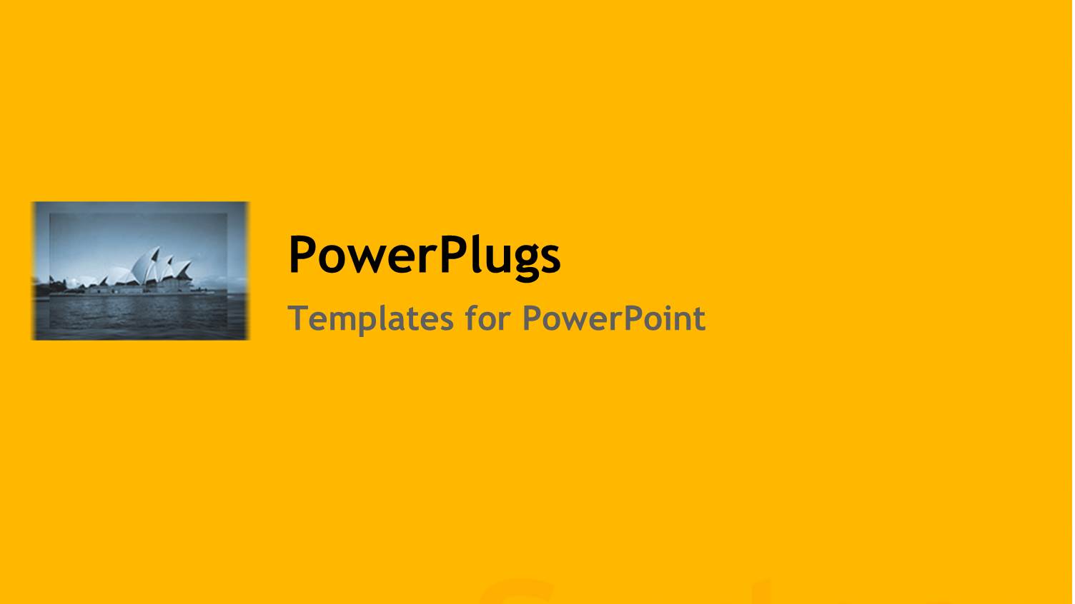 Montage of Sydney Opera House on Yellow Background