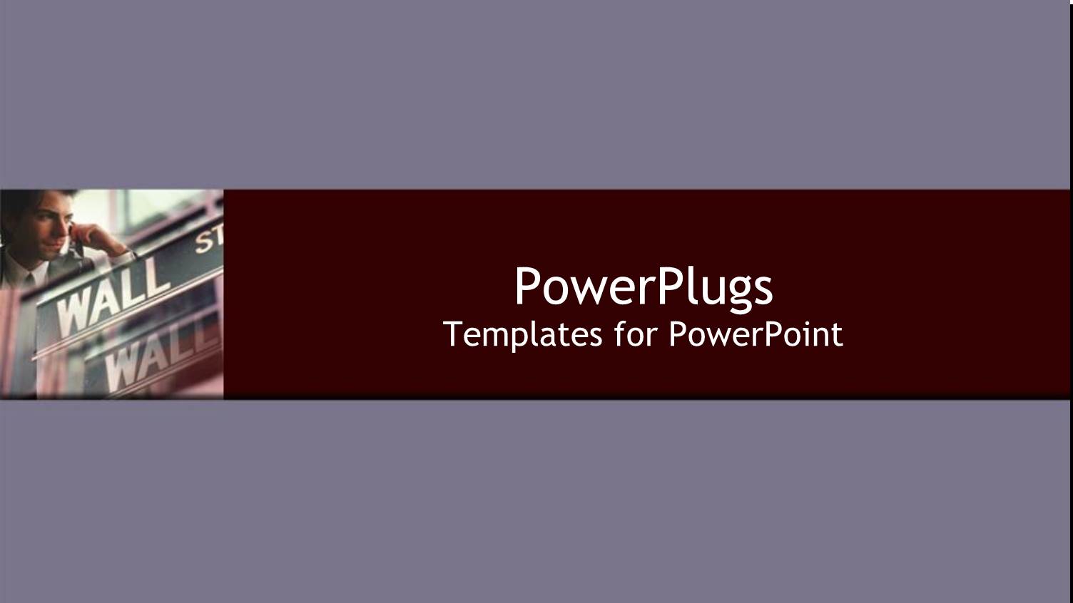 Montage of Wall Street with Business Man Talking on Cell Phone