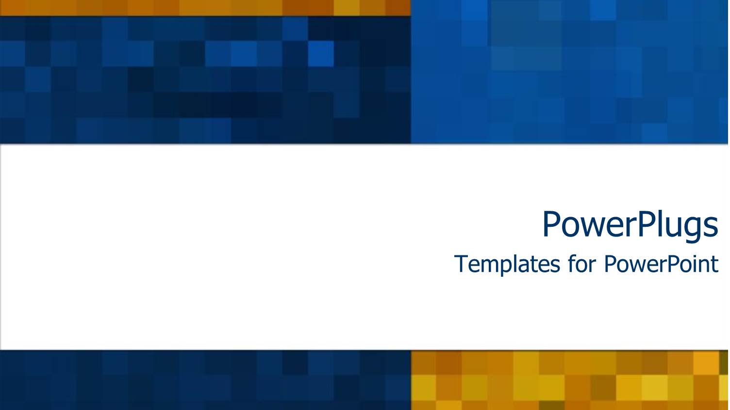 Mosaic Madness on Rich Blue and Orange Background