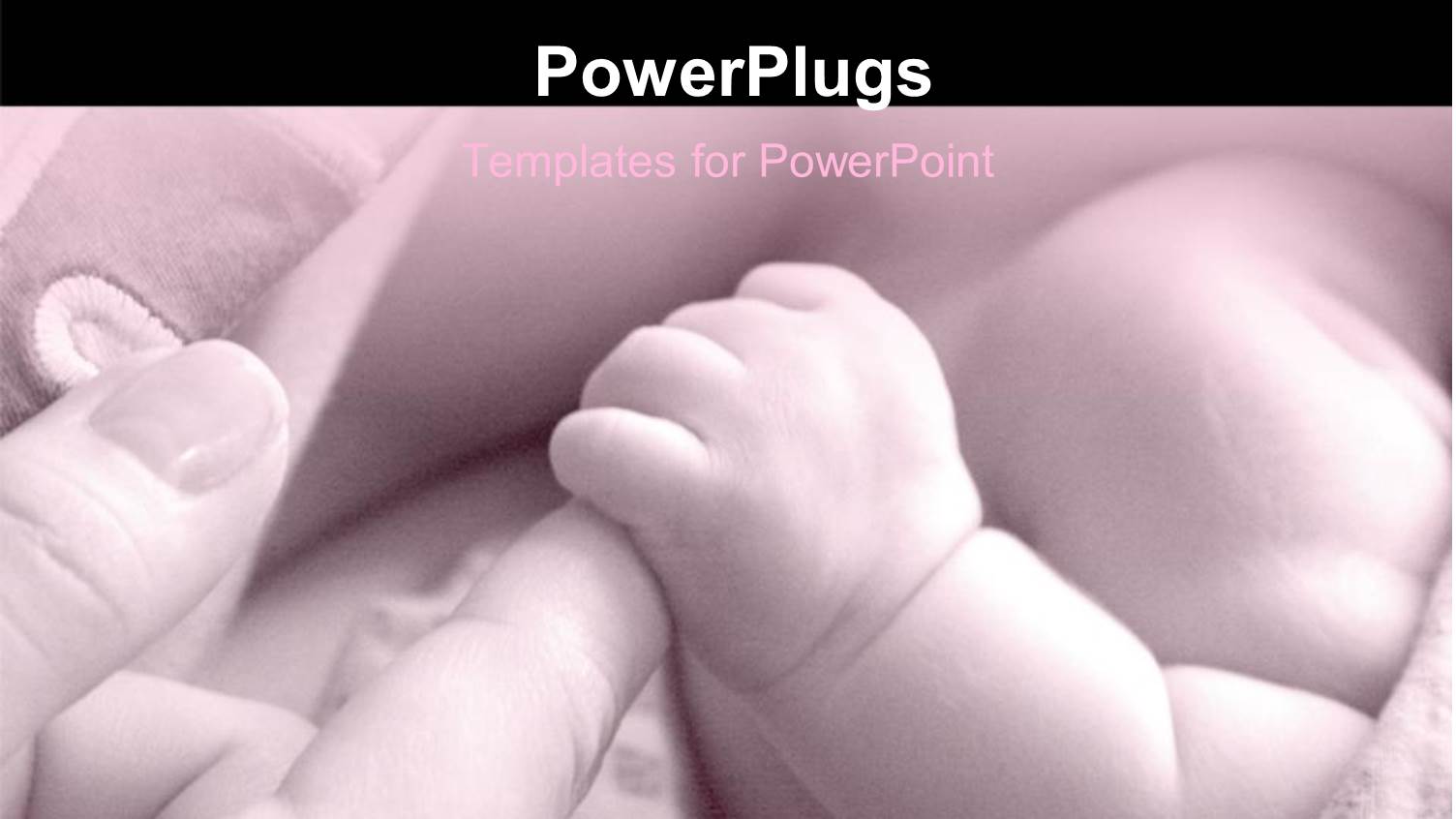 Mother Holding little Baby Safely in Hands