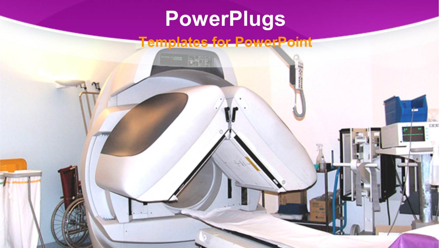 MRI Machine with Lab Equipment, Hospital, Medical Testing