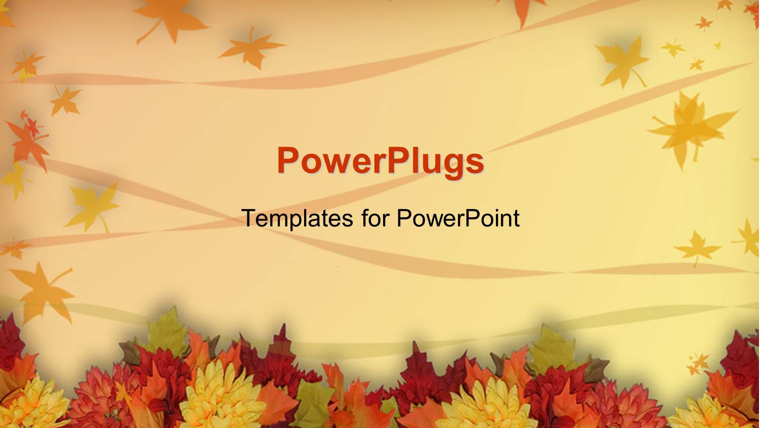 Multicolored Autumn Leaves with Orange Yellow Red Green Fall Colors on a Natural Background