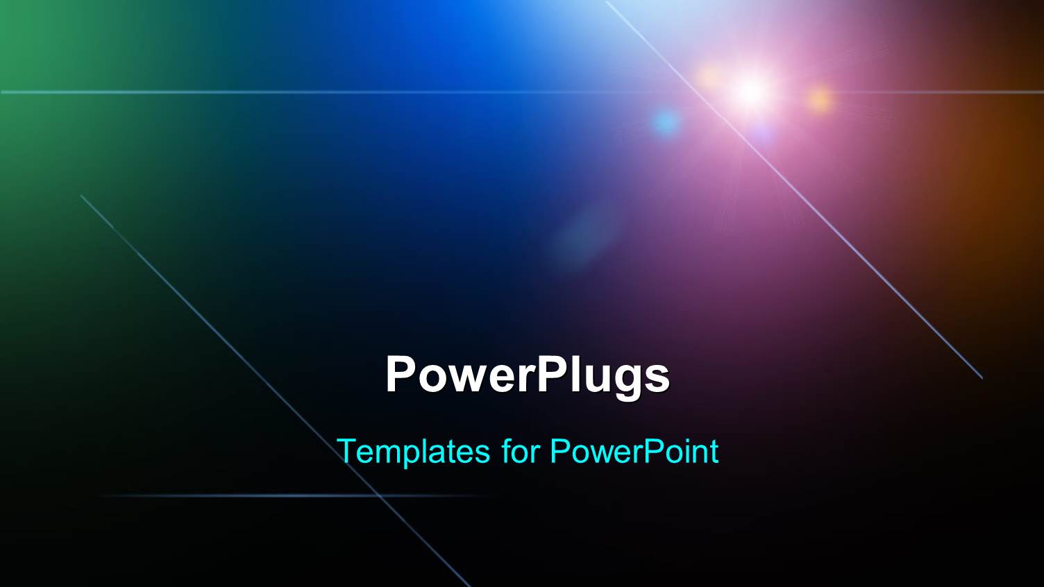 an Abstract View of Different Lights and a Shinnin Bright Light