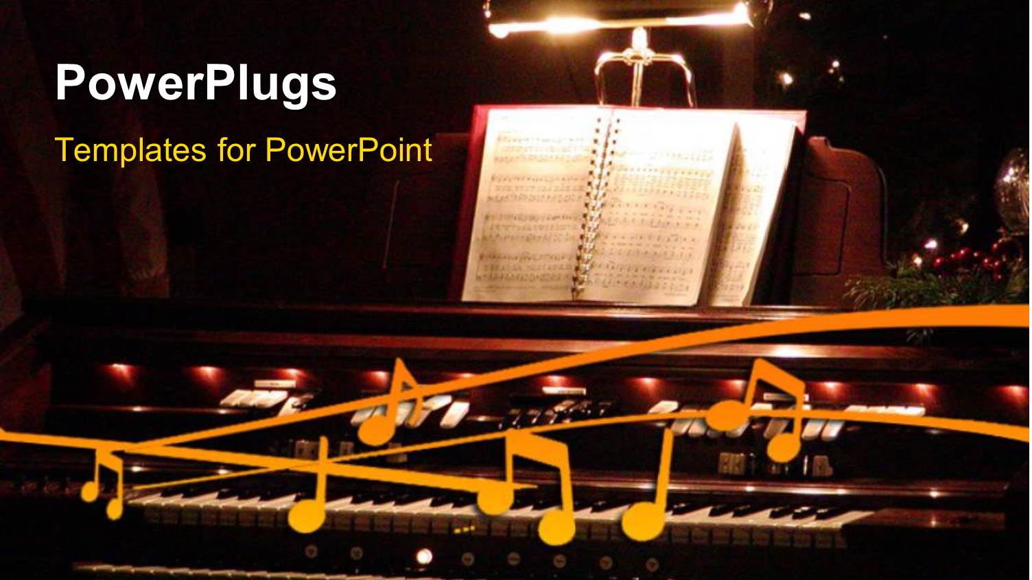 a Music Night with Blackish Background