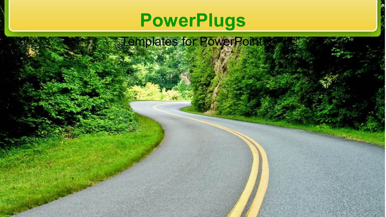 Narrow Two Lane Curvy Road Through Trees