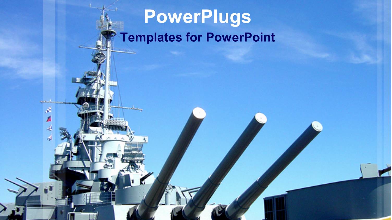 Naval Gun Ship with Blue Sky, Military, Navy