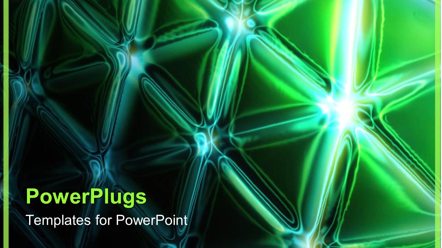 a Neon Green Colored Background with Bright Star Patterns