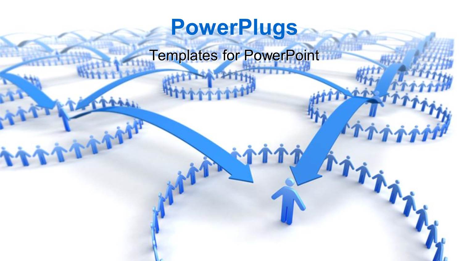 Network of Business Teams with Arrow Joining Teams Together