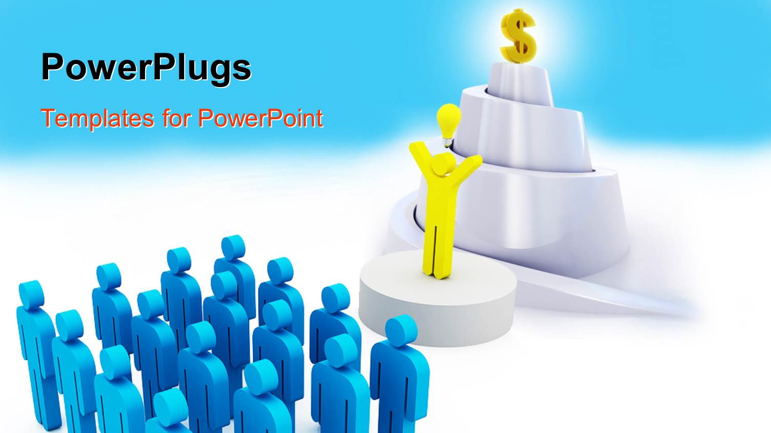 a Number of People with their Leader