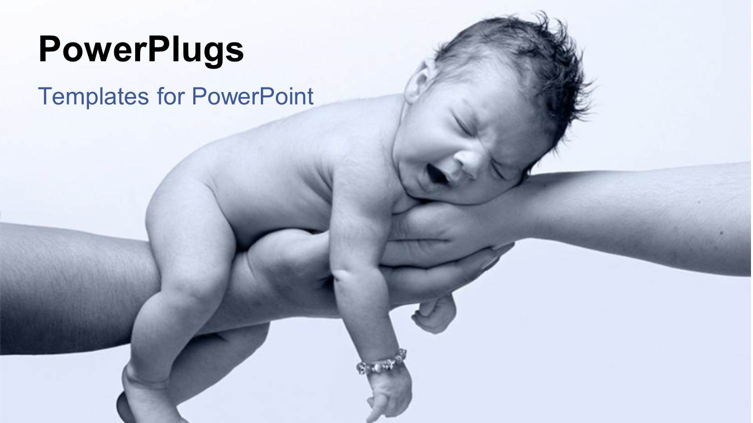 Newborn Baby Laying in Clasped Hands of Father and Mother