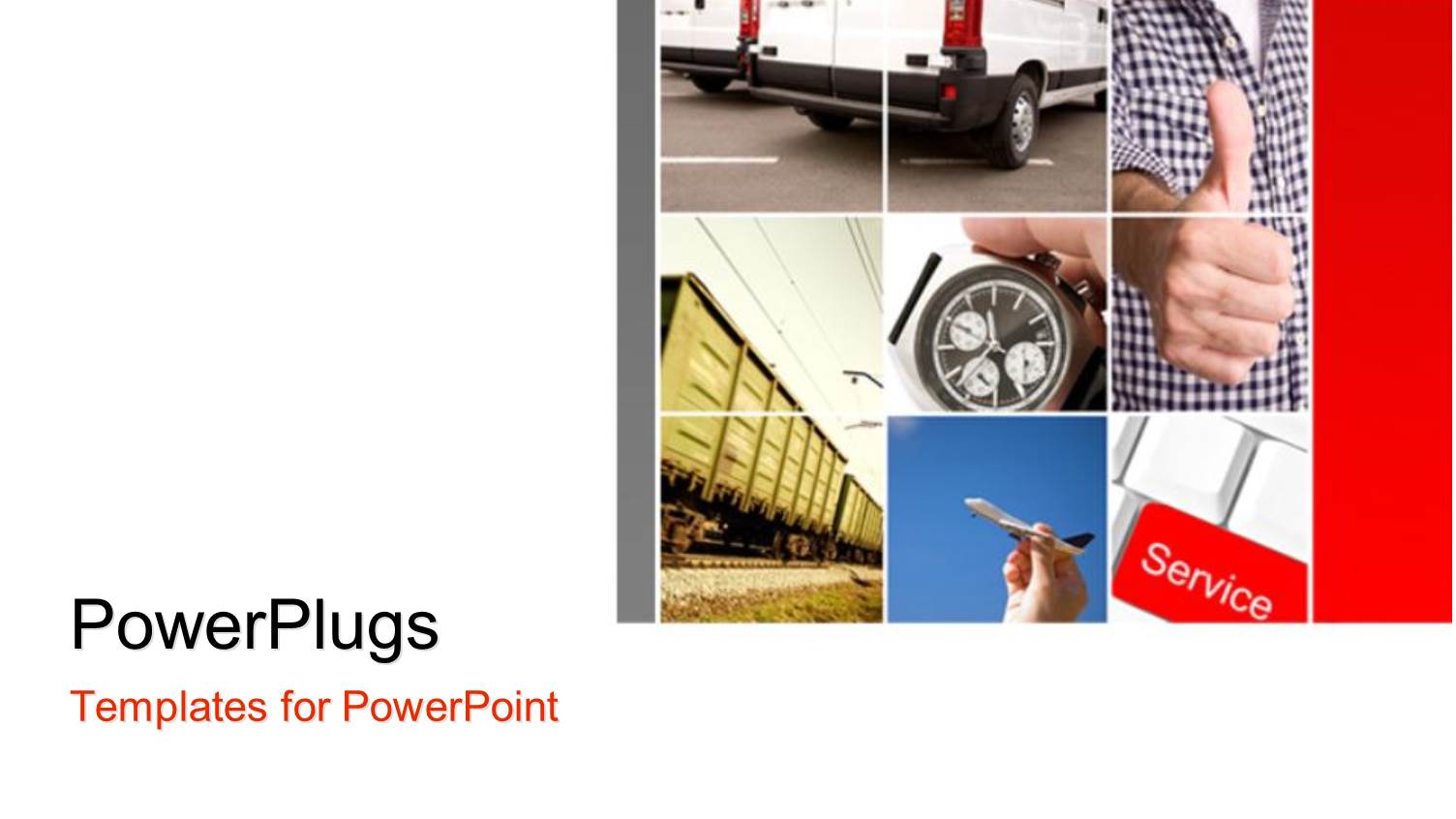 Nine Tiles with a Hand, a Stop Clock and a Car