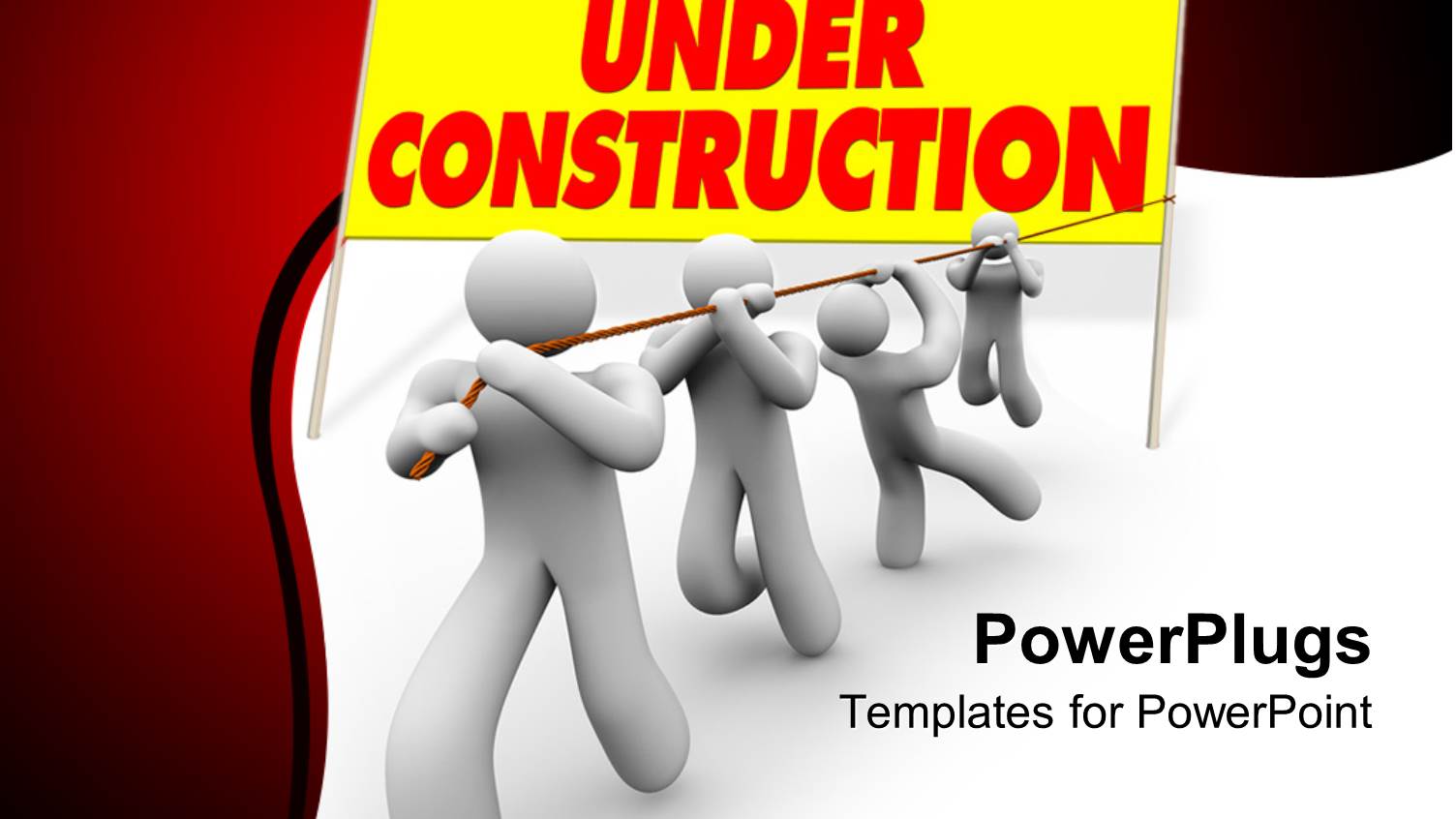 a Numbe Rof People Holding the Sign of Under Construction