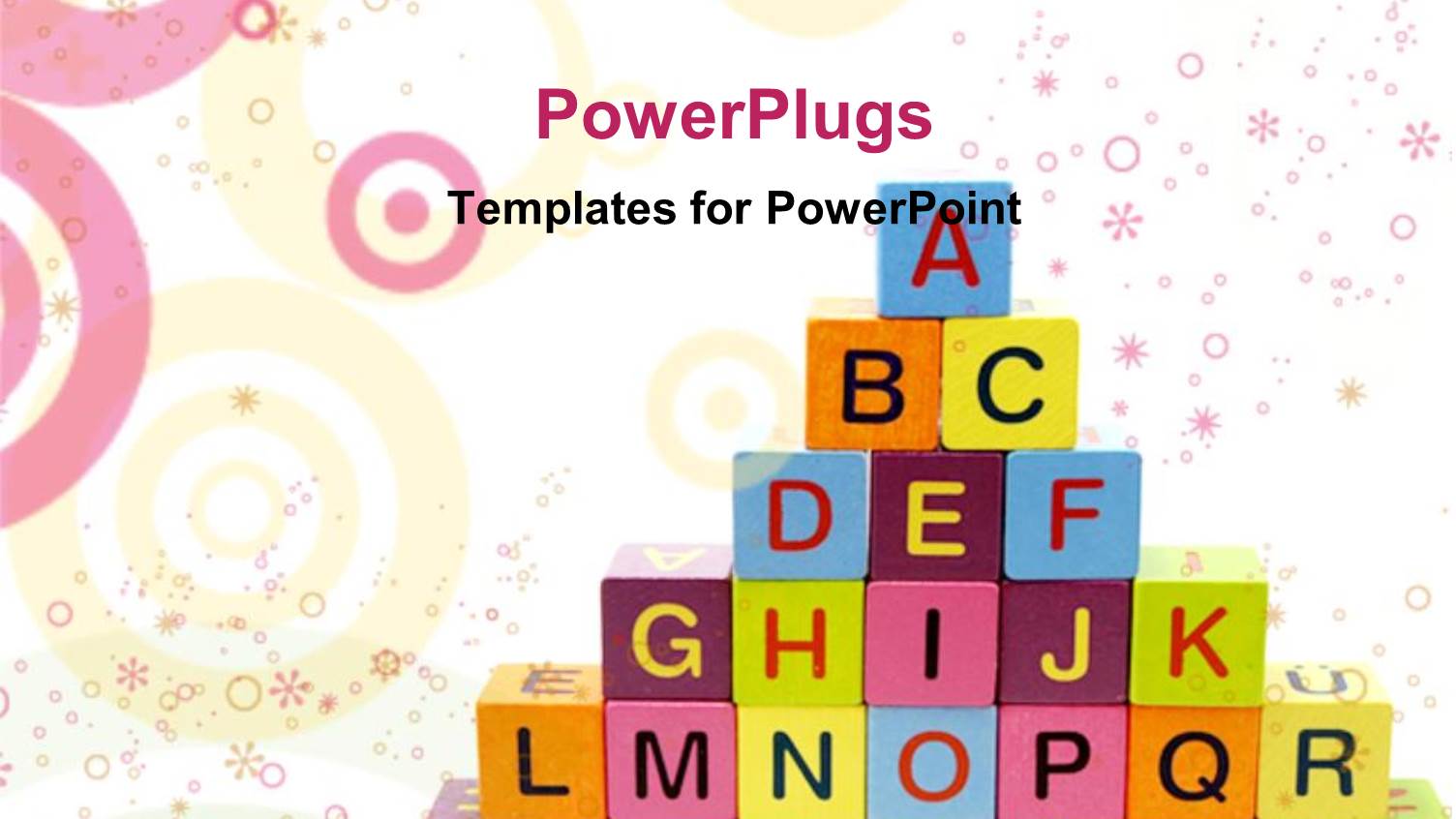 a Number of Alphabets on the Boxes with Celebration Material in the Background