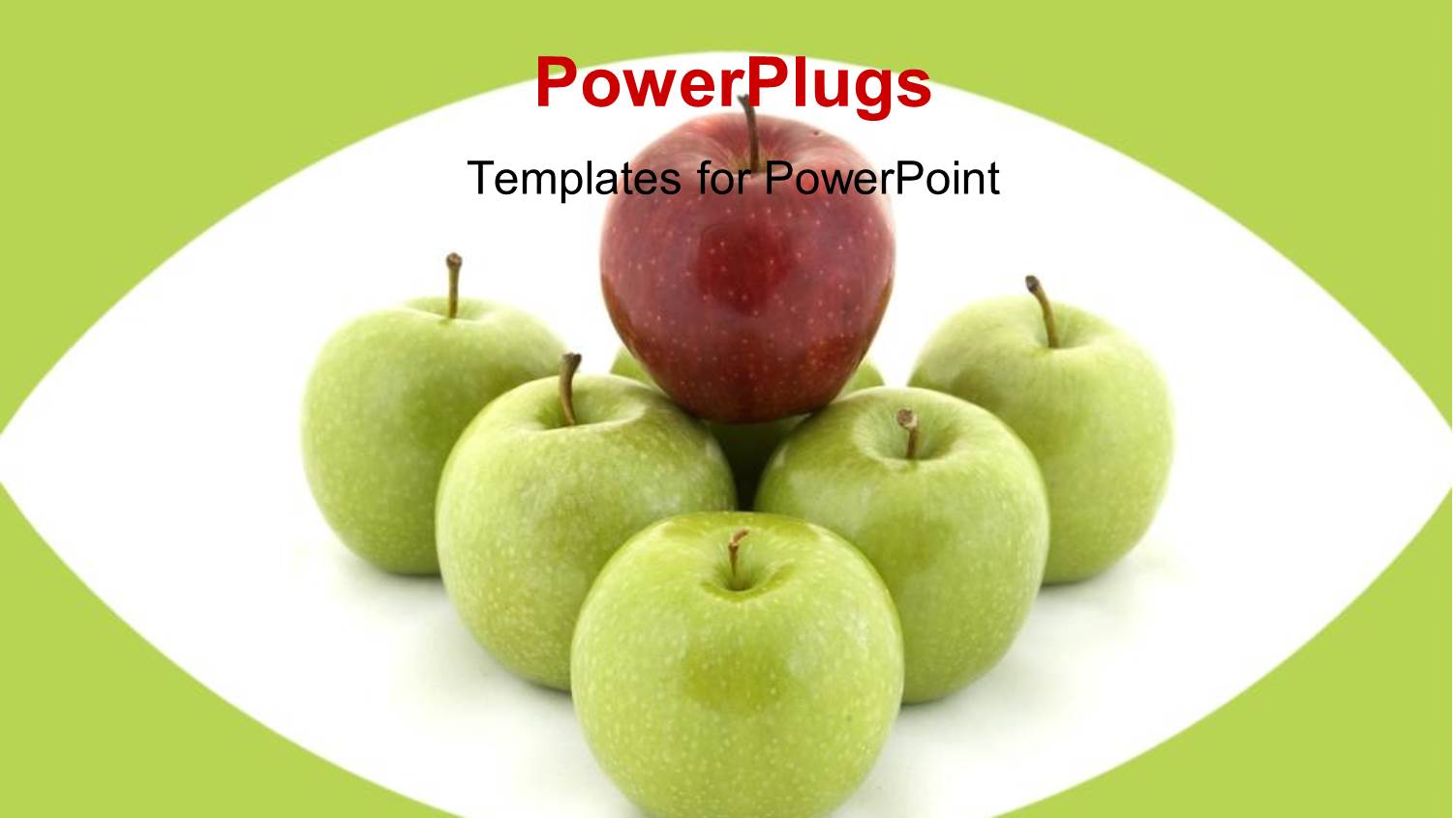 a Number of Apples with Greenish Background