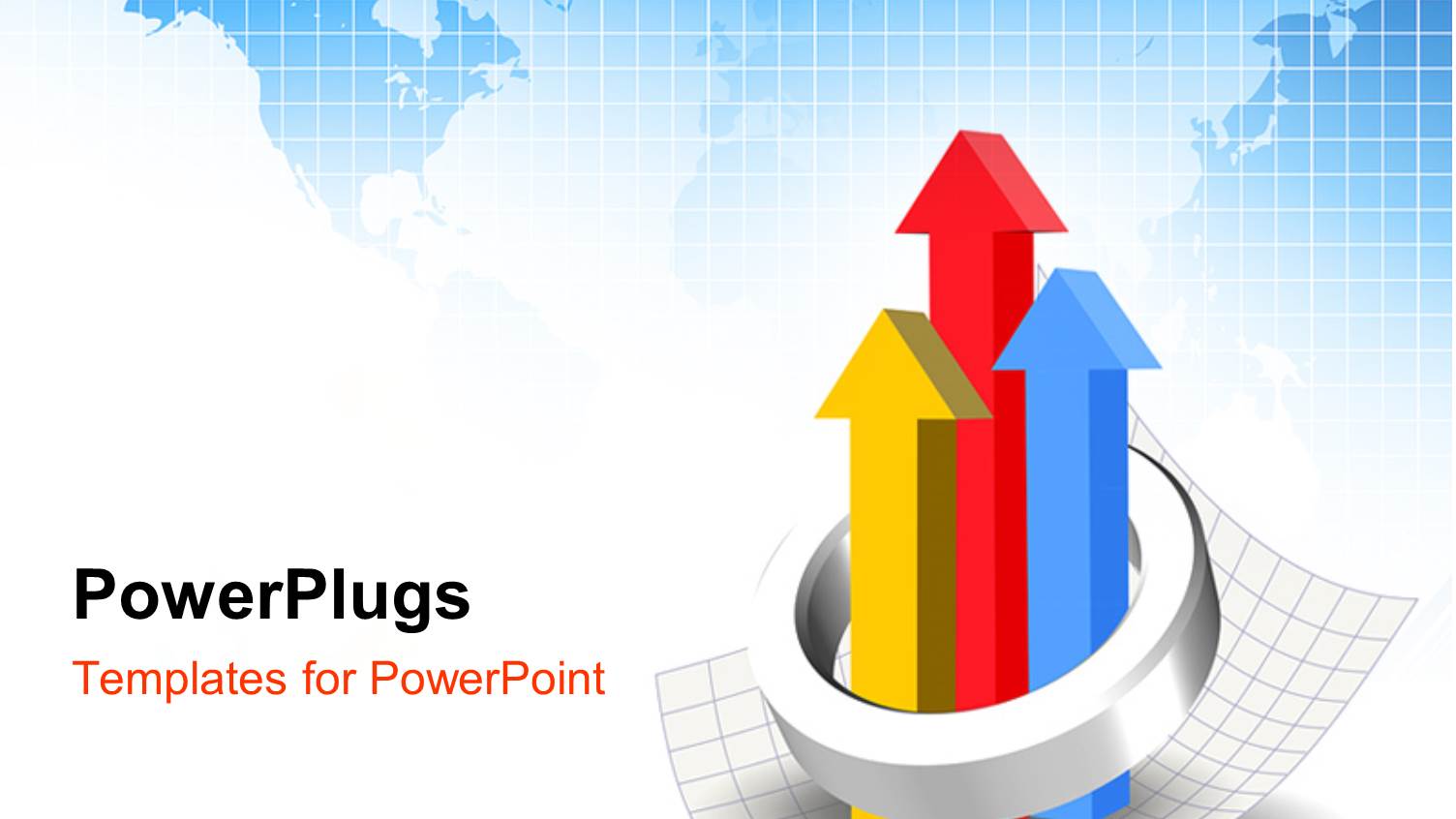 a Number of Arrows with the Map of the Earth in the Background