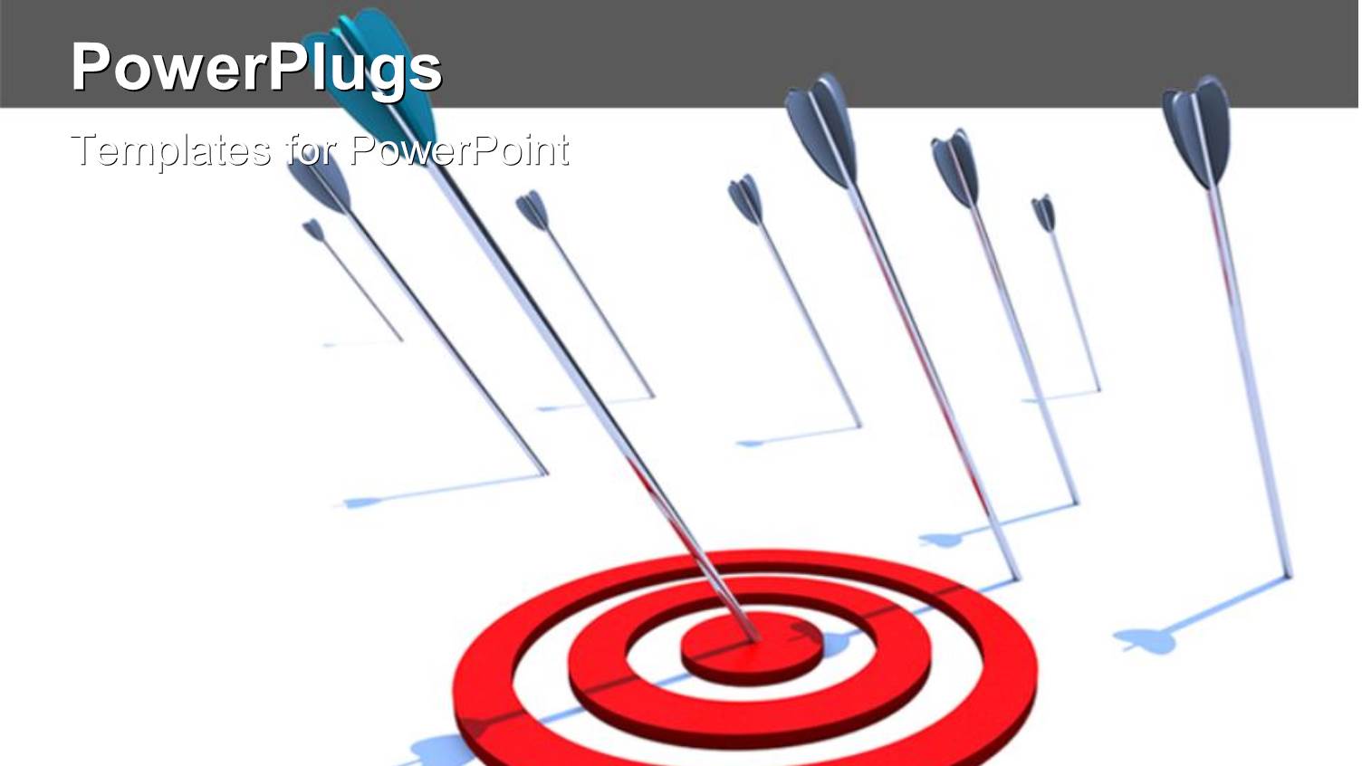 a Number of Arrows and One Hitting the Bulls Eye