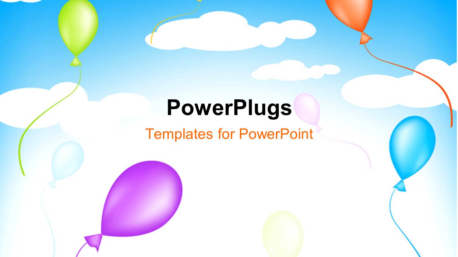 a Number of Balloons with a Sky in the Background