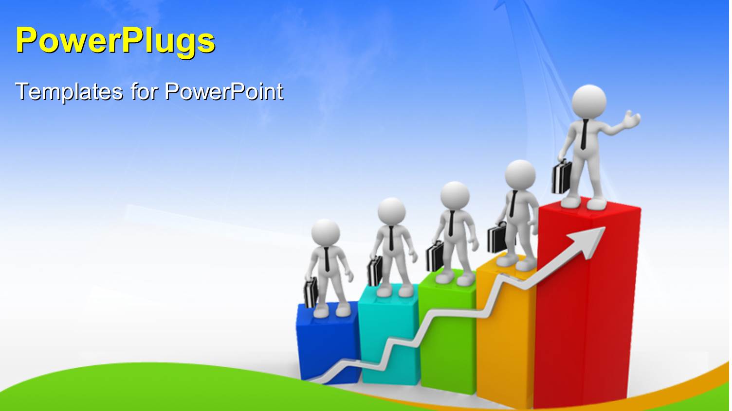 a Number of Bars with Professionals on Top of them