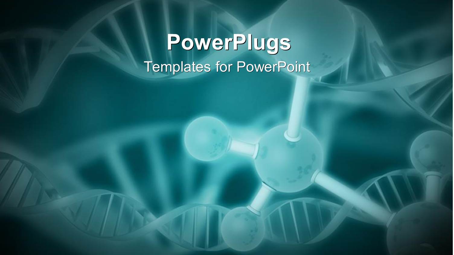 a Number of Bonds with DNA Structure and Greenish Background