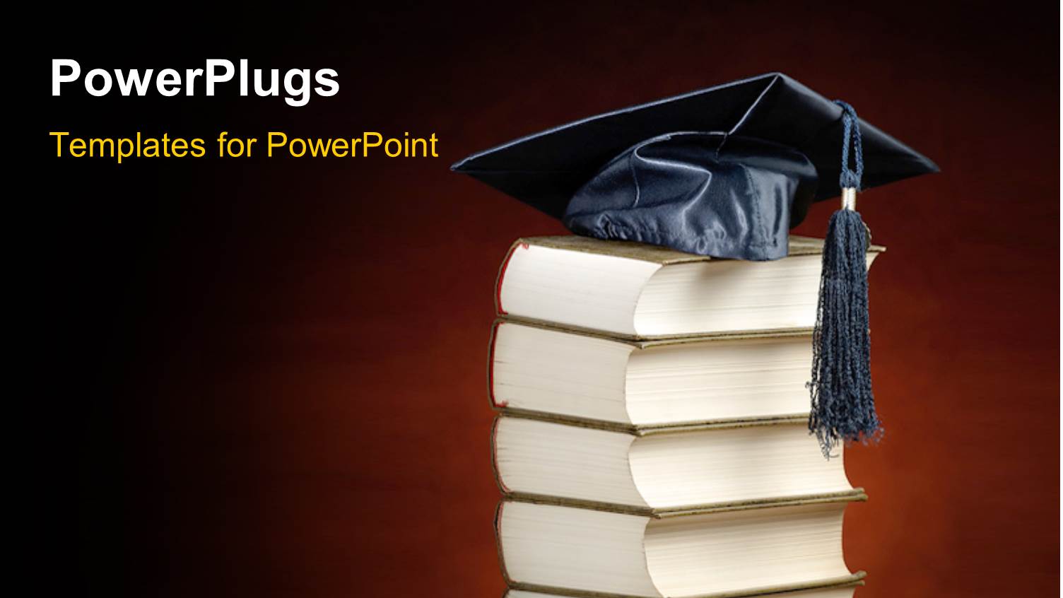 a Number of Books and a Graduation Cap