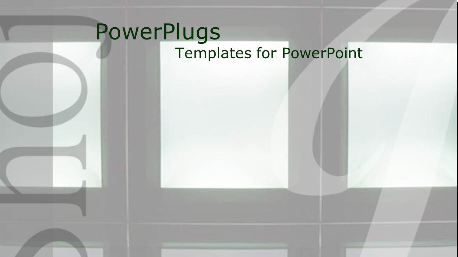 a Number of Boxes in the Background