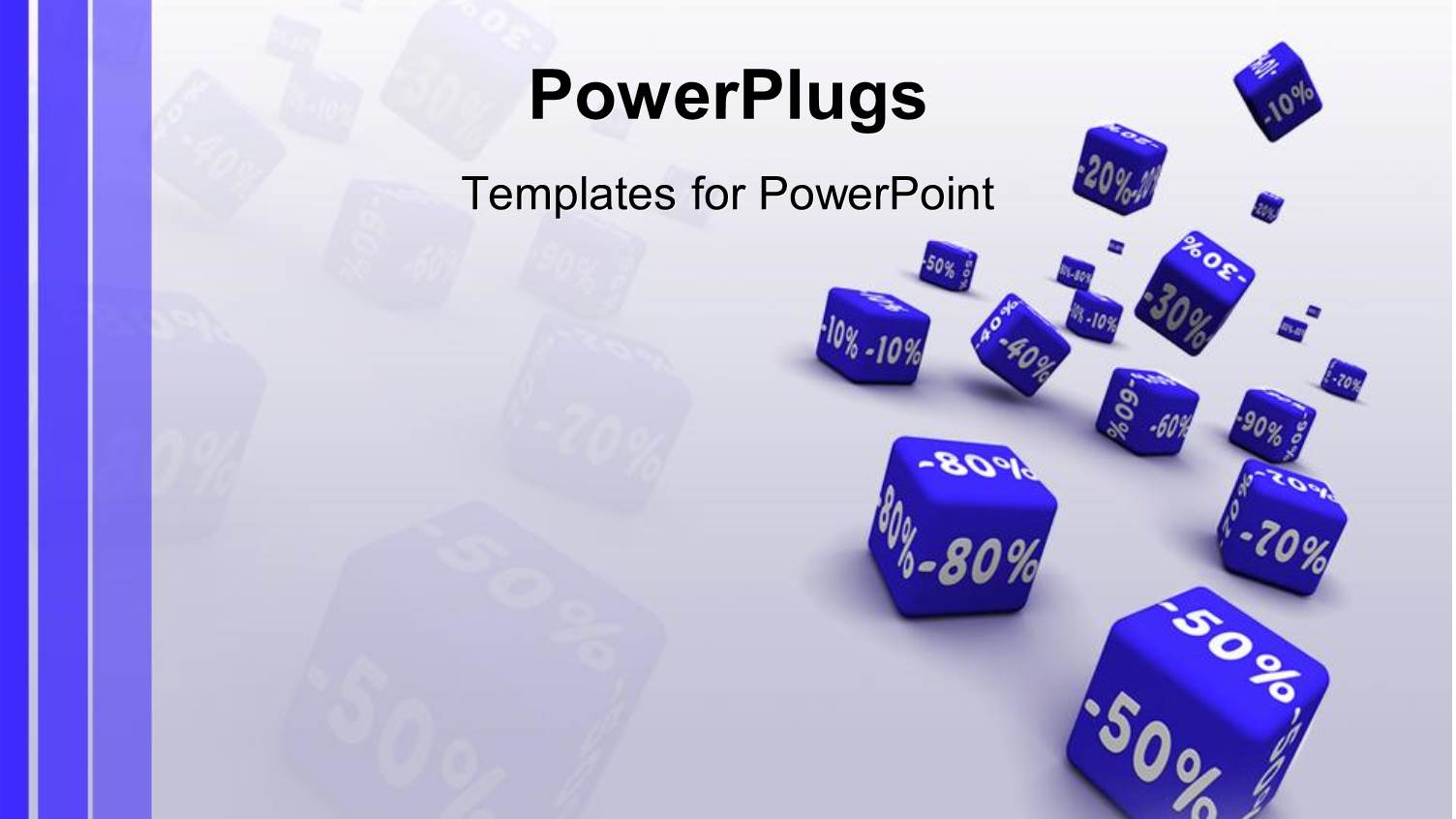 a Number of Boxes with Percentage on them and Greyish Background