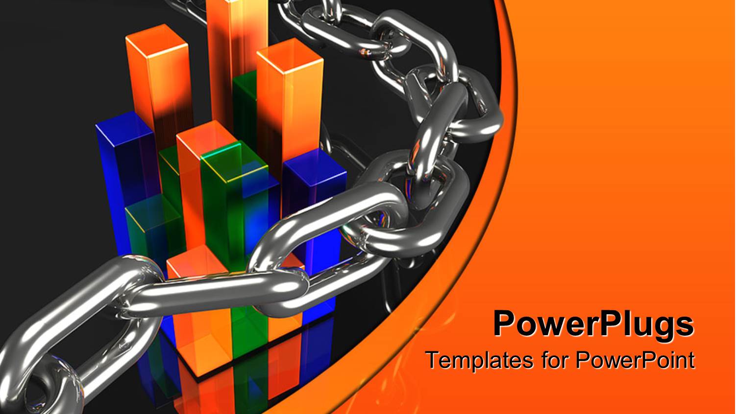 a Number of Building like Structures with a Chain